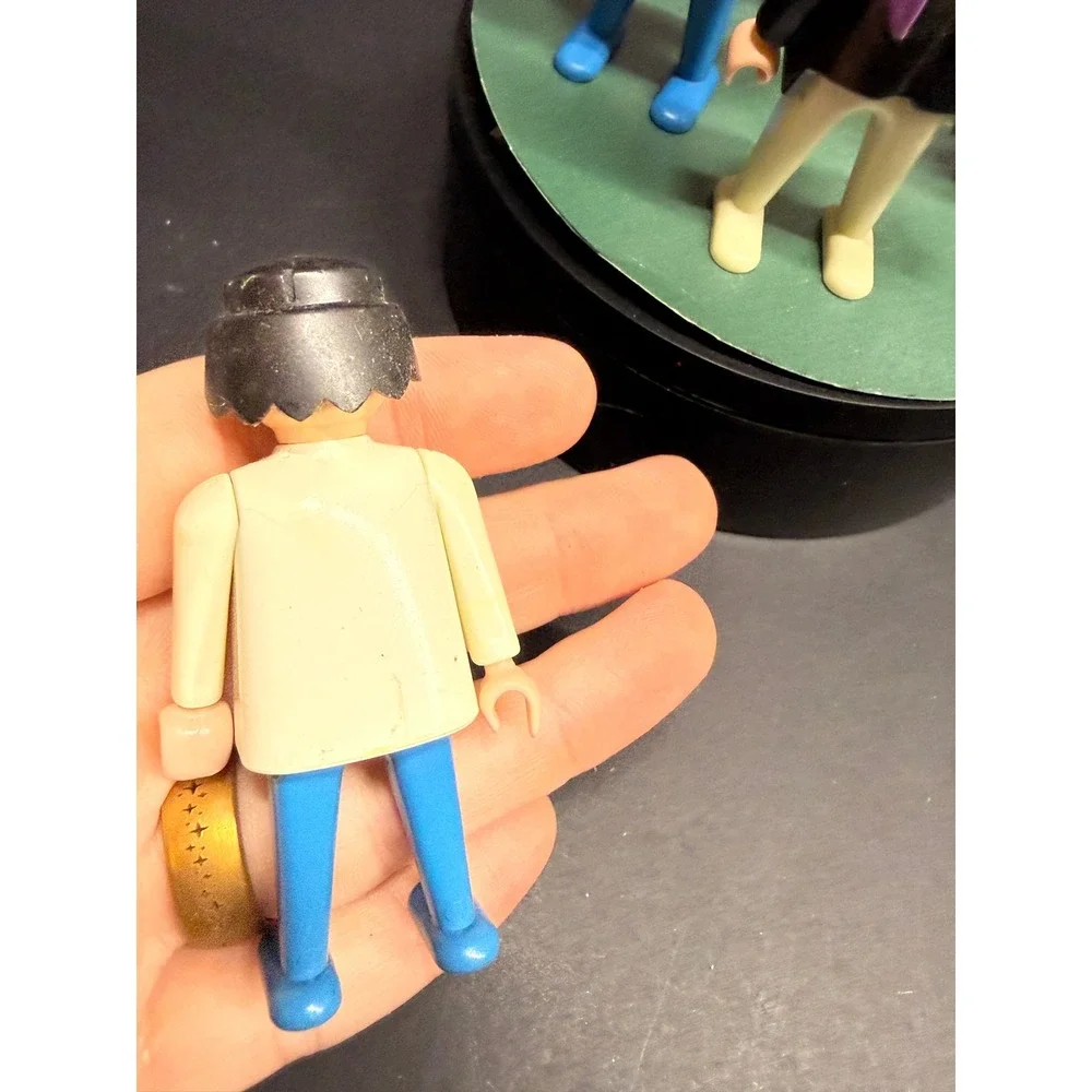 Vintage Playmobil Geobra Figure Lot 1974 1990 Klicky People 5 Piece Set Multi